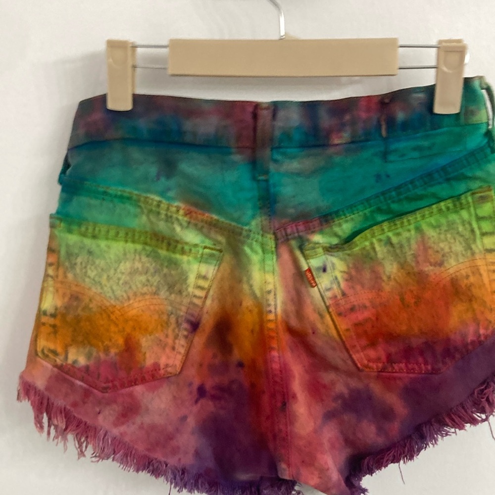 Levi's Multicolor Tie-Dye Jean Shorts